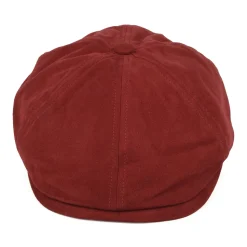 Cheap Casquette Gavroche en Toile de Coton Hudson rouge brique-khaki Femme/Homme Casquettes Plates|Casquettes Plates