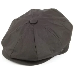 Store Casquette Gavroche en Toile Cirée marron JAXON & JAMES Femme Chapeaux De Pluie|Casquettes Plates