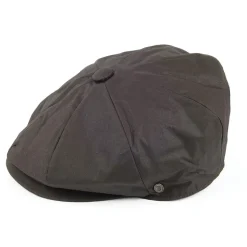 Store Casquette Gavroche en Toile Cirée marron JAXON & JAMES Femme Chapeaux De Pluie|Casquettes Plates