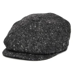 Discount Casquette Gavroche en Tweed du Donegal Chiné Calotte Profonde anthracite Femme/Homme Casquettes Plates|Chapeaux Hiver