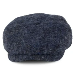 Best Sale Casquette Gavroche en Tweed du Donegal Hatteras bleu Femme/Homme Casquettes Plates|Casquettes Plates