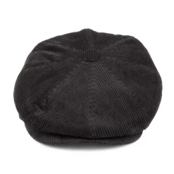 Sale Casquette Gavroche en Velours Côtelé noir JAXON & JAMES Femme Casquettes Plates|Casquettes Femme