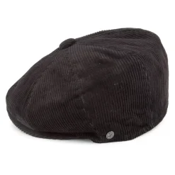 Sale Casquette Gavroche en Velours Côtelé noir JAXON & JAMES Femme Casquettes Plates|Casquettes Femme