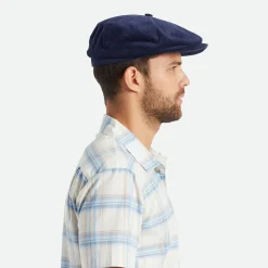 Shop Casquette Gavroche en Velours Côtelé Ample Brood bleu marine Femme/Homme Casquettes Plates|Casquettes Plates