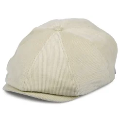 New Casquette Gavroche en Velours Côtelé Brood Lightweight X Snap blanc cassé Femme/Homme Casquettes Plates|Casquettes Plates