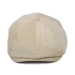 New Casquette Gavroche en Velours Côtelé Brood Lightweight X Snap blanc cassé Femme/Homme Casquettes Plates|Casquettes Plates