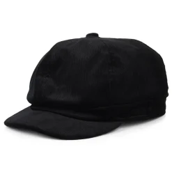 Hot Casquette Gavroche en Velours Côtelé noir Femme/Homme Casquettes Plates|Casquettes Plates