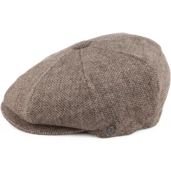 Fashion Casquette Gavroche Gotham marron JAXON & JAMES Femme/Homme Casquettes Plates|Grandes Tailles