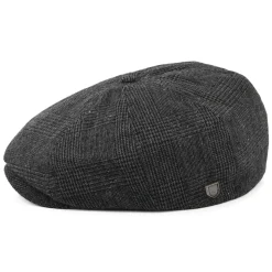 Cheap Casquette Gavroche Prince-de-Galles Brood anthracite Femme/Homme Casquettes Plates|Grandes Tailles