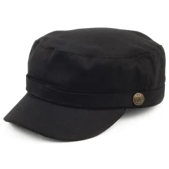 Store Casquette Militaire à Chevrons noir JAXON & JAMES Homme Casquettes Militaires|Casquettes Homme