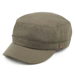 Outlet Casquette Militaire à Chevrons olive JAXON & JAMES Homme Casquettes Militaires|Casquettes Homme