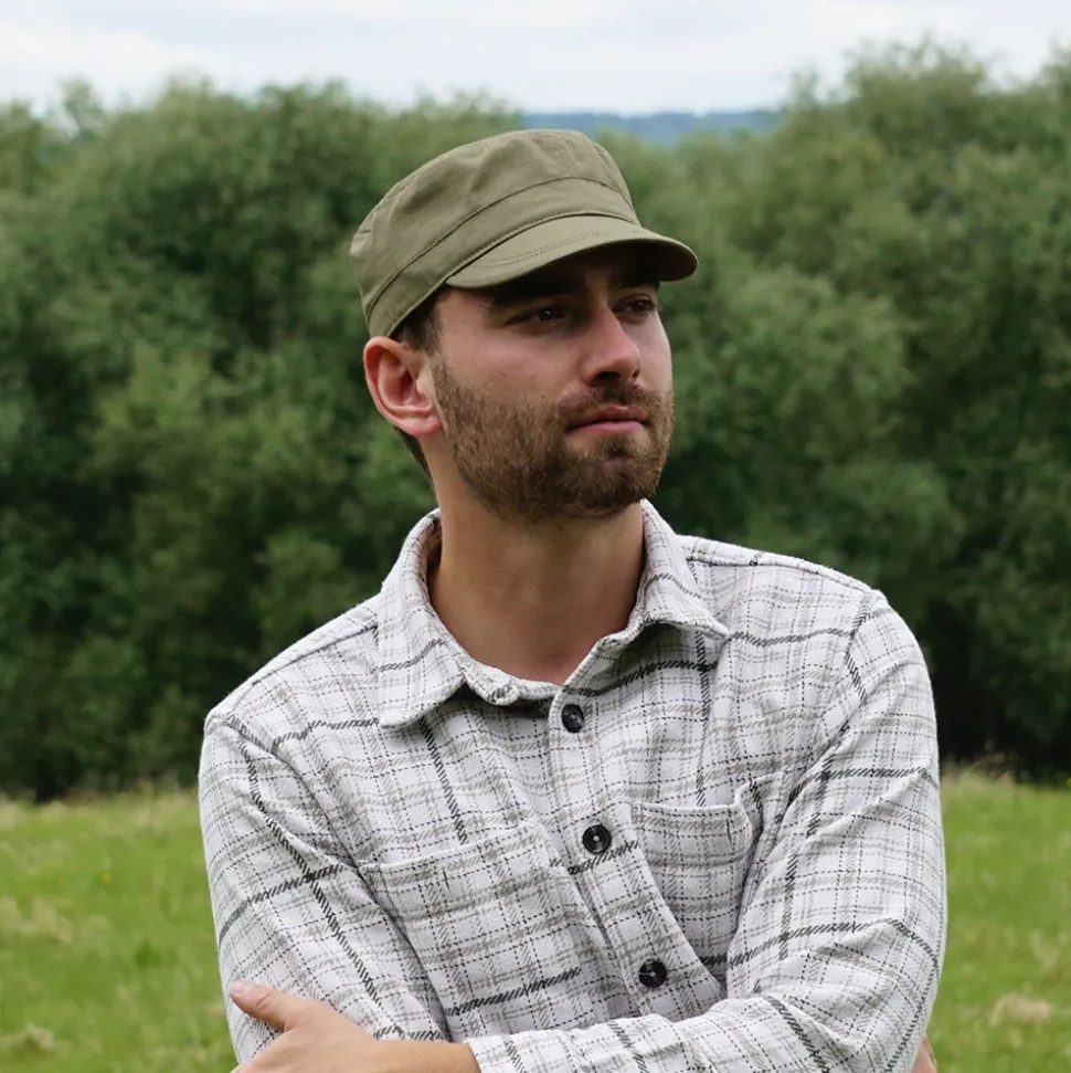 Discount Casquette Militaire Cadet olive JAXON & JAMES Homme Casquettes Militaires|Casquettes Homme