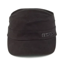 Outlet Casquette Militaire en Coton Sergé noir Homme Casquettes Militaires|Casquettes Homme