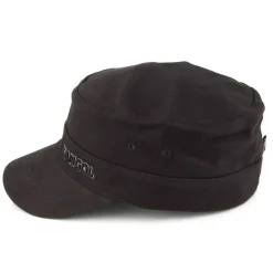 Outlet Casquette Militaire en Coton Sergé noir Homme Casquettes Militaires|Casquettes Homme