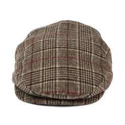 Outlet Casquette Plate à Carreaux Hooligan 20ème Anniversaire marron-multicolore Femme/Homme Casquettes Plates|Grandes Tailles