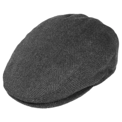 Best Sale Casquette Plate à Chevrons anthracite JAXON & JAMES Femme Casquettes Femme|Casquettes Plates