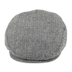 Shop Casquette Plate à Chevrons gris JAXON & JAMES Femme Casquettes Plates|Casquettes Femme