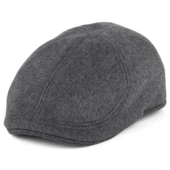 Discount Casquette Plate Bec-de-Canard en Laine Brossée Mélangée Porto gris Femme/Homme Casquettes Plates|Chapeaux Hiver