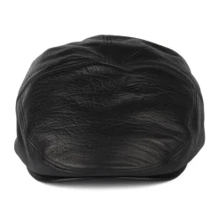 Discount Casquette Plate en Cuir Reffell noir Femme/Homme Casquettes Plates|Casquettes Plates