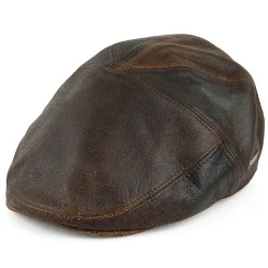 Sale Casquette Plate en Cuir Taxten marron Femme Casquettes Plates|Casquettes Femme