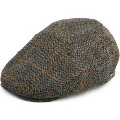 Fashion Casquette Plate en Laine Mélangée à Carreaux Lou chêne-multi Femme/Homme Casquettes Plates|Casquettes Plates