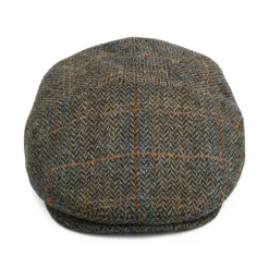 Fashion Casquette Plate en Laine Mélangée à Carreaux Lou chêne-multi Femme/Homme Casquettes Plates|Casquettes Plates