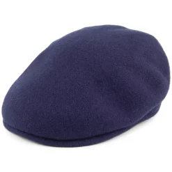 Outlet Casquette Plate en Laine Classic bleu marine JAXON & JAMES Femme/Homme Casquettes Plates|Grandes Tailles