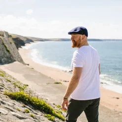 Outlet Casquette Plate en Laine Classic bleu marine JAXON & JAMES Femme/Homme Casquettes Plates|Grandes Tailles