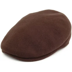 Outlet Casquette Plate en Laine 504 tabac Femme Casquettes Plates|Casquettes Femme