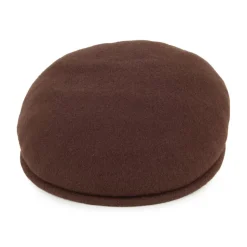 Outlet Casquette Plate en Laine 504 tabac Femme Casquettes Plates|Casquettes Femme