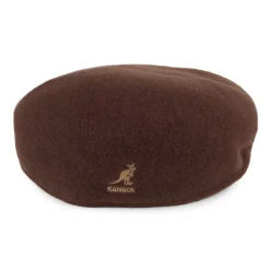 Outlet Casquette Plate en Laine 504 tabac Femme Casquettes Plates|Casquettes Femme