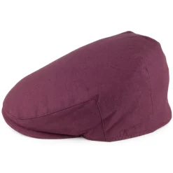 Fashion Casquette Plate en Lin Cheshire bordeaux Femme Casquettes Plates|Casquettes Femme