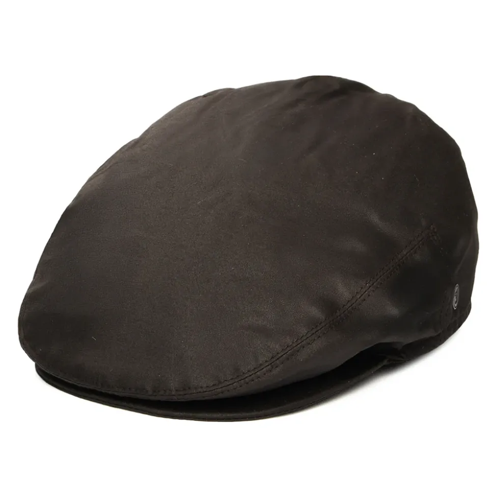Best Sale Casquette Plate en Toile Cirée marron JAXON & JAMES Femme Chapeaux De Pluie|Casquettes Plates