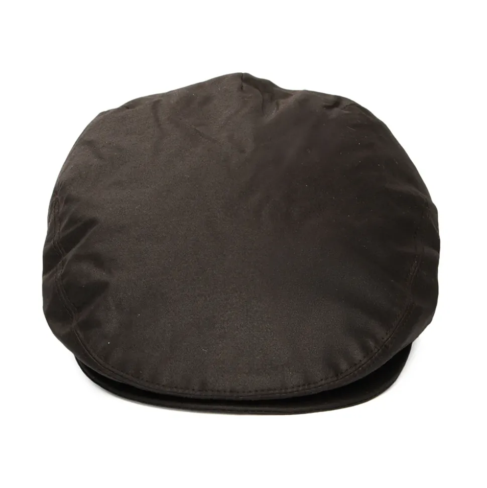 Best Sale Casquette Plate en Toile Cirée marron JAXON & JAMES Femme Chapeaux De Pluie|Casquettes Plates