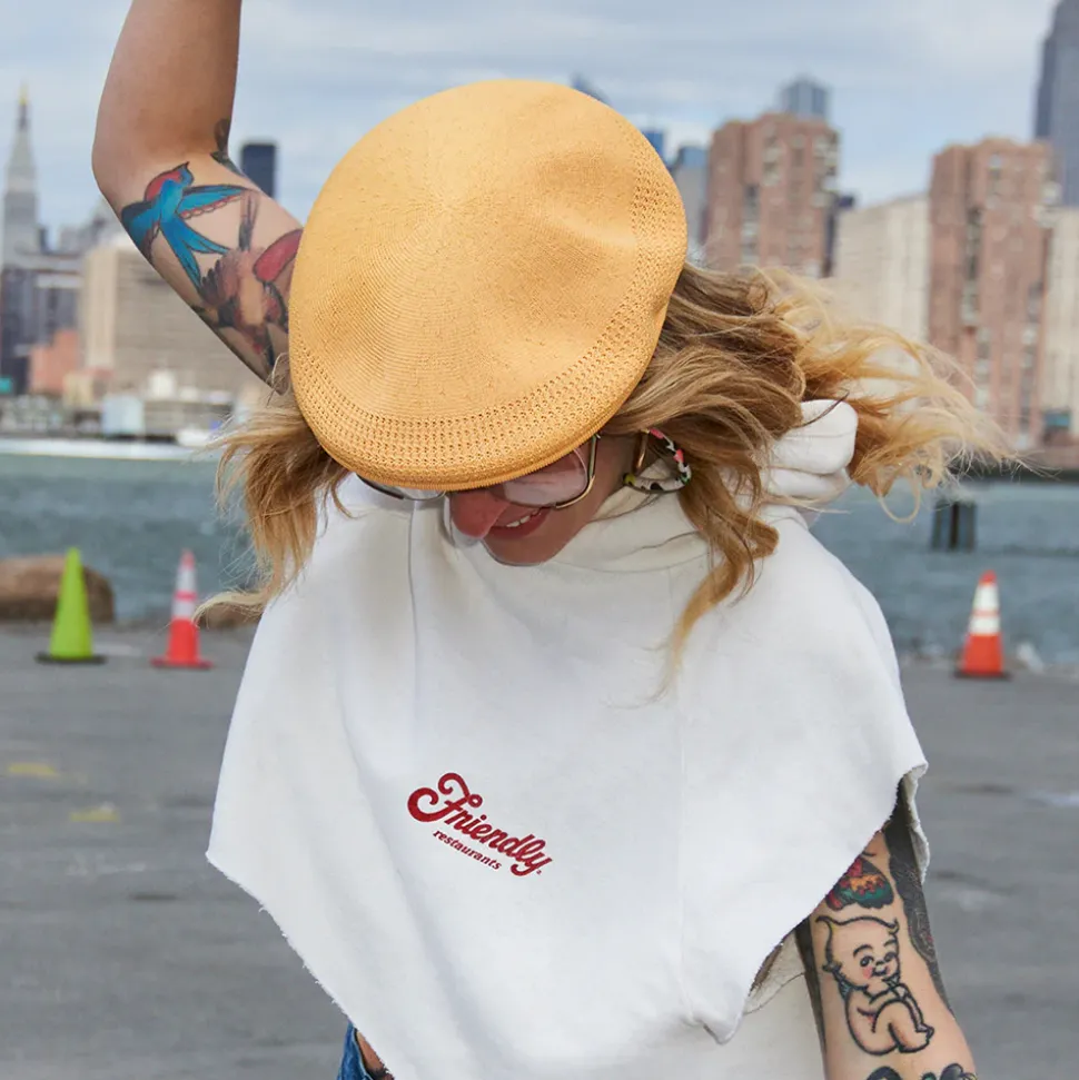 Clearance Casquette Plate en Tropic 504 Ventair abricot Femme Casquettes Plates|Casquettes Femme