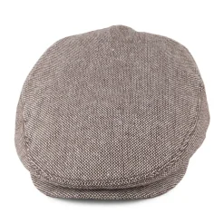 Shop Casquette Plate en Tweed Chiné marron JAXON & JAMES Femme Casquettes Plates|Casquettes Femme