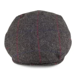 Discount Casquette Plate en Tweed Balmoral Country anthracite Femme Casquettes Plates|Casquettes Femme