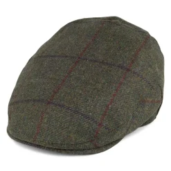 Clearance Casquette Plate en Tweed Balmoral Country olive Femme/Homme Casquettes Plates|Casquettes Plates