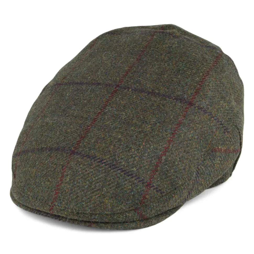 Clearance Casquette Plate en Tweed Balmoral Country olive Femme/Homme Casquettes Plates|Casquettes Plates