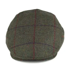 Clearance Casquette Plate en Tweed Balmoral Country olive Femme/Homme Casquettes Plates|Casquettes Plates