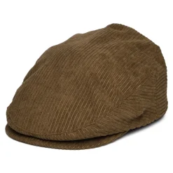 Outlet Casquette Plate en Velours Côtelé Large Hooligan marron clair Femme/Homme Casquettes Plates|Casquettes Plates