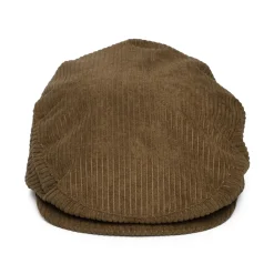 Outlet Casquette Plate en Velours Côtelé Large Hooligan marron clair Femme/Homme Casquettes Plates|Casquettes Plates