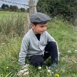 Online Casquette Plate Enfant à Chevrons gris JAXON & JAMES Enfant Garçons