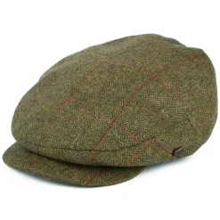 Discount Casquette Plate Hydrofuge à Carreaux et Chevrons Manor mousse-rouge Femme/Homme Casquettes Plates|Chapeaux Hiver