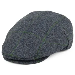 Cheap Casquette Plate Imperméable à Carreaux bleu-mousse Femme/Homme Casquettes Plates|Chapeaux Hiver