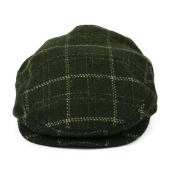 Best Sale Casquette Plate Légère à Carreaux Hooligan mousse-beige Femme/Homme Casquettes Plates|Grandes Tailles
