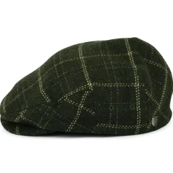 Best Sale Casquette Plate Légère à Carreaux Hooligan mousse-beige Femme/Homme Casquettes Plates|Grandes Tailles