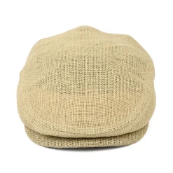 Sale Casquette Plate Légère en Paille Toyo Hooligan naturel Femme/Homme Casquettes Plates|Grandes Tailles
