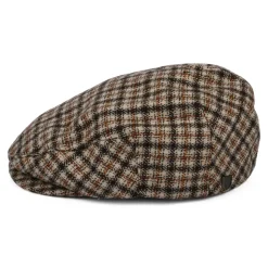 Fashion Casquette Plate Pied-de-Poule Hooligan Lightweight X Snap sable-marron-orange Femme/Homme Casquettes Plates|Casquettes Plates