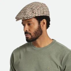Fashion Casquette Plate Pied-de-Poule Hooligan Lightweight X Snap sable-marron-orange Femme/Homme Casquettes Plates|Casquettes Plates